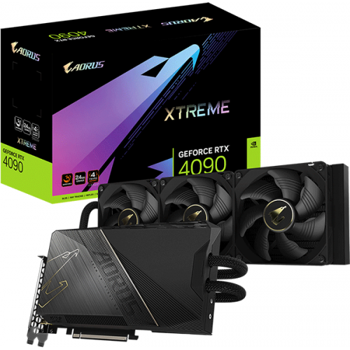 Gigabyte AORUS GeForce RTX 4090 XTREME WATERFORCE 500x500