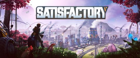 Satisfactory video game cover art